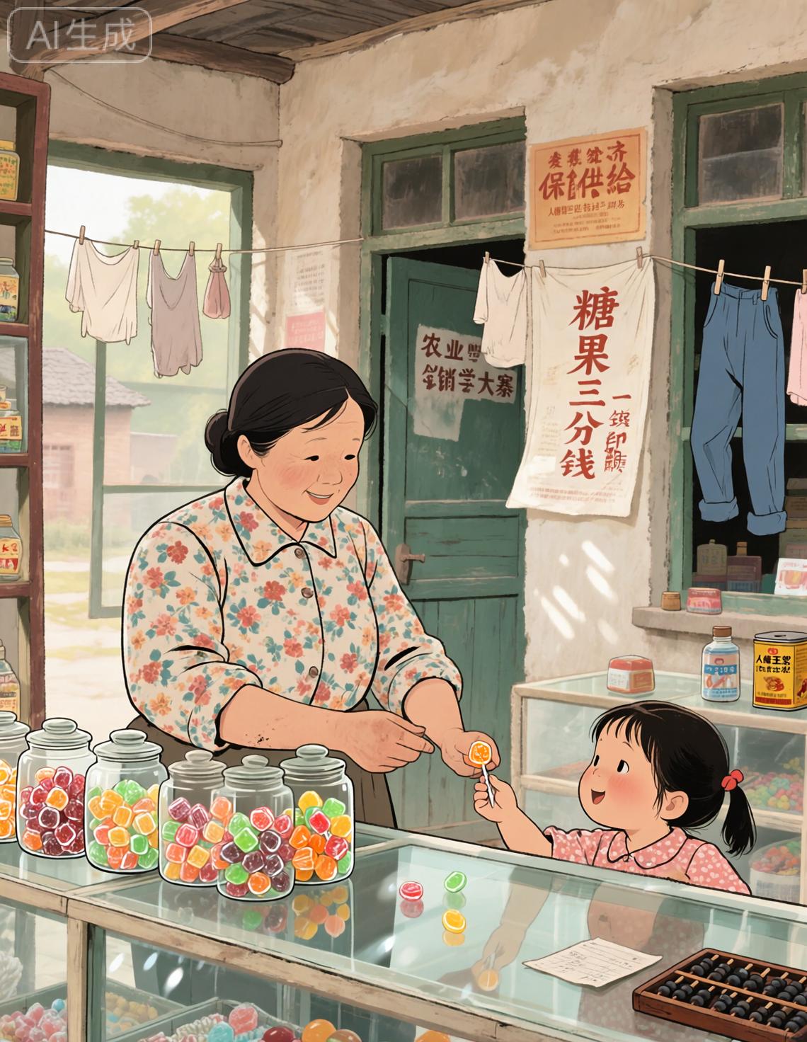 【Qwen Image】QY 80s retro healing style_anime style