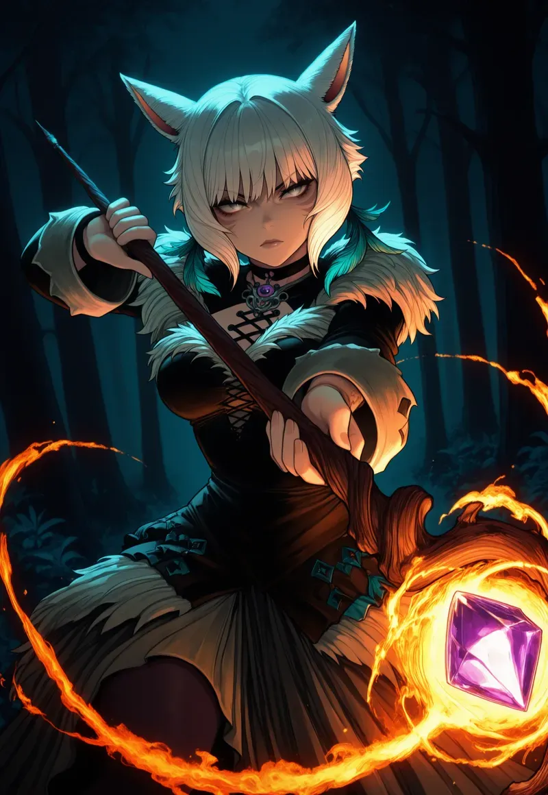 Dark / Dim lighting / Dark Background - Anima