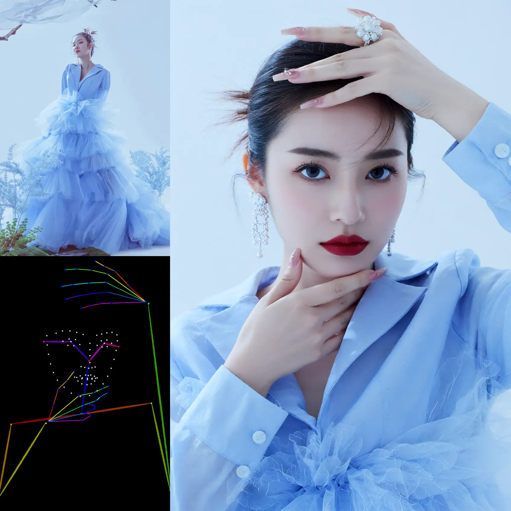 Model poses can be freely modified with great success workflow (qwen edit)
