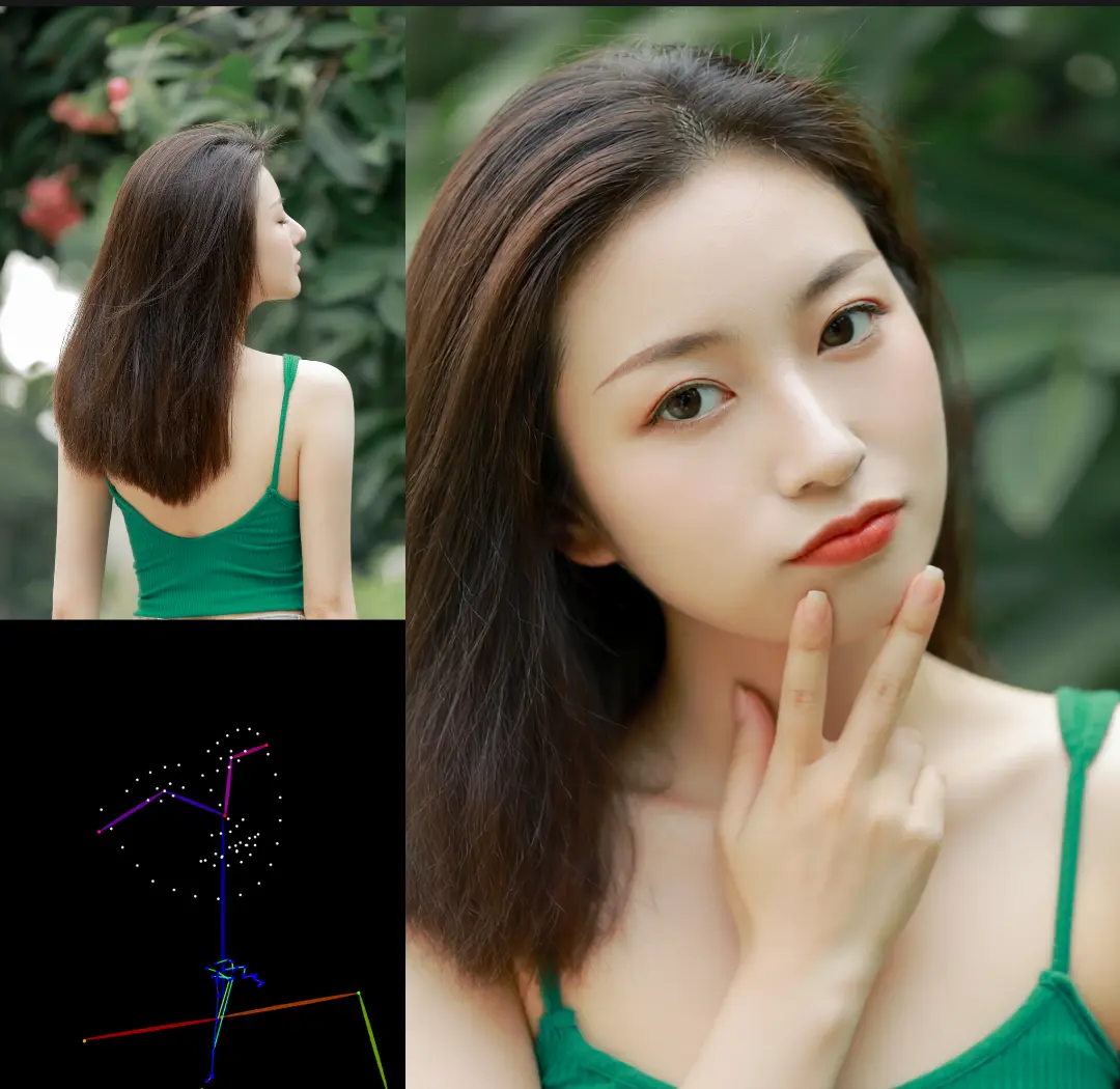 Model poses can be freely modified with great success workflow (qwen edit)