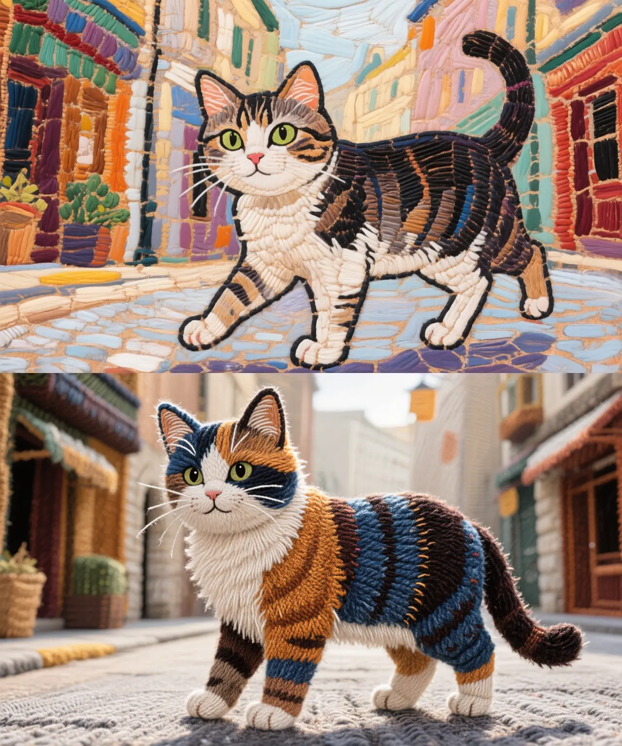 Qianwen 3D Fabric Art Cute Style