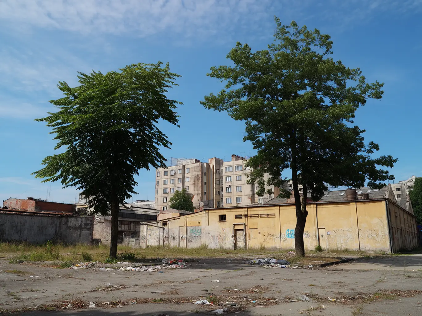 Landscape photo one-click landscape rendering