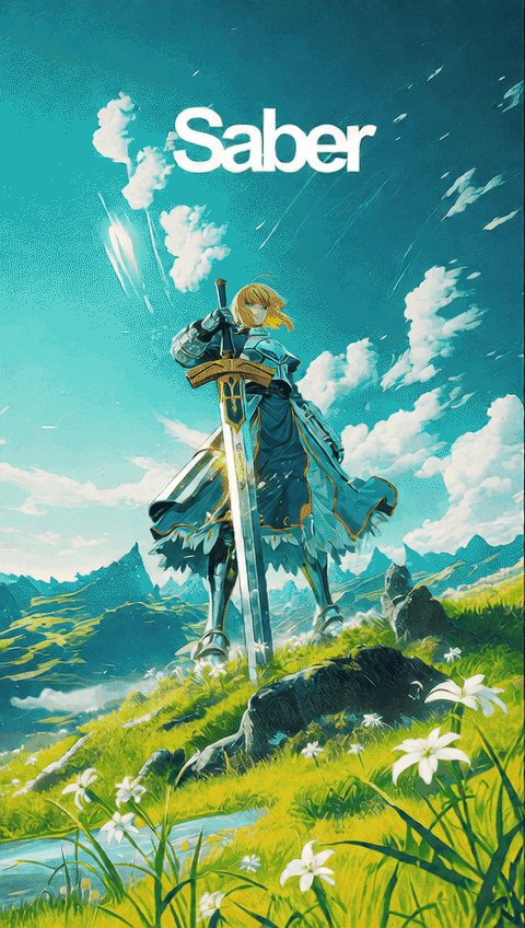 Anime dynamic wallpaper One-click generation