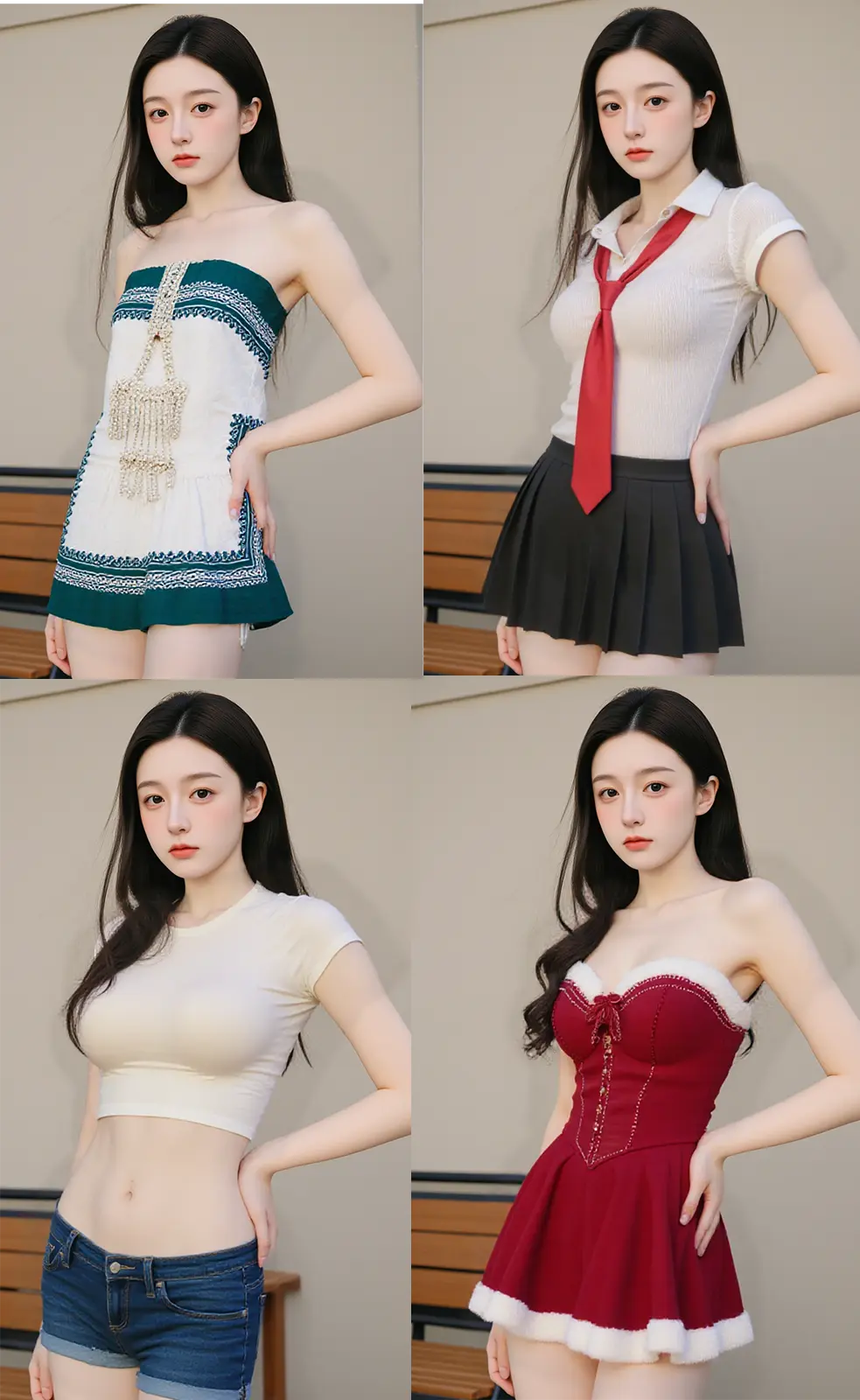 Consistency model outfit change