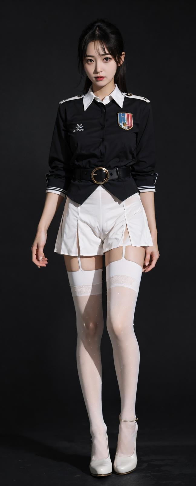 tutu's HiSilk (5D Polka Dot White Garter stockings)/tutu's HiSilk (5D Polka Dot White Garter stockings)