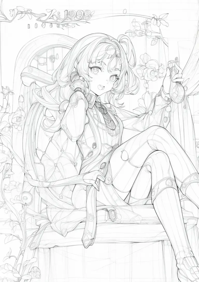 LineArt image to line draft_online raw image