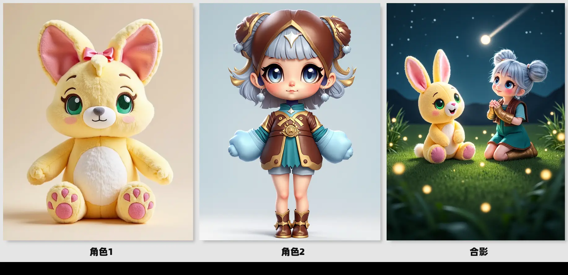Group Photos of Characters Workflow ByRui. Group Photos of Characters