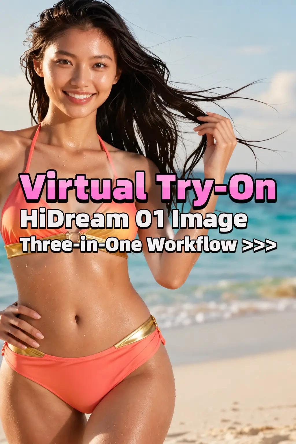 Hi Dream_O1_Text-to-Image Image Editing Multiple Reference Images (Virtual Try-On) Three-in-One Workflow