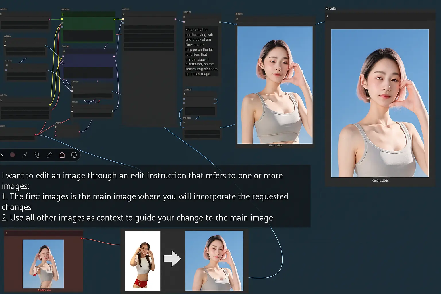 Character pose transfer
