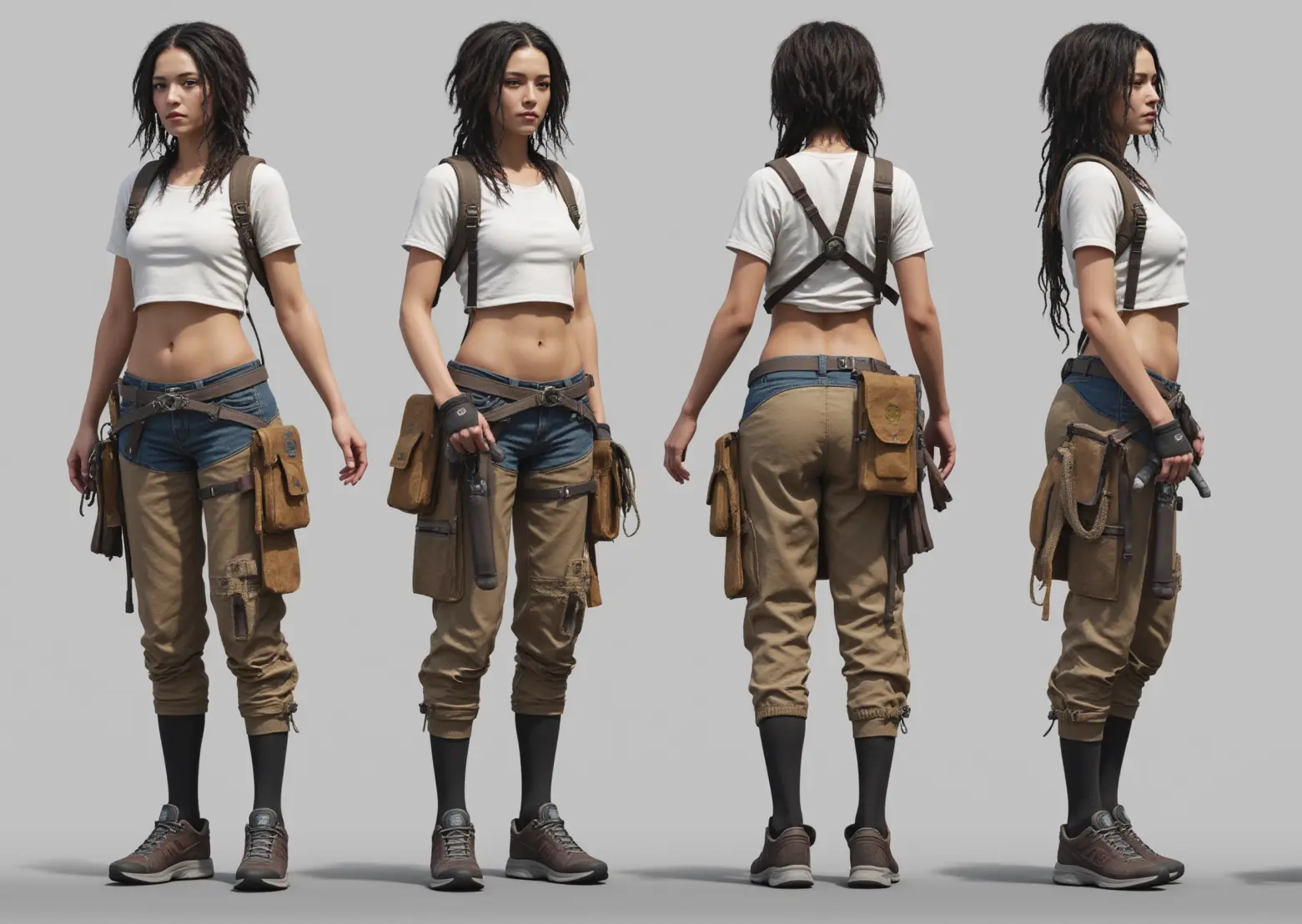 Flux generates consistent multi-view of game characters