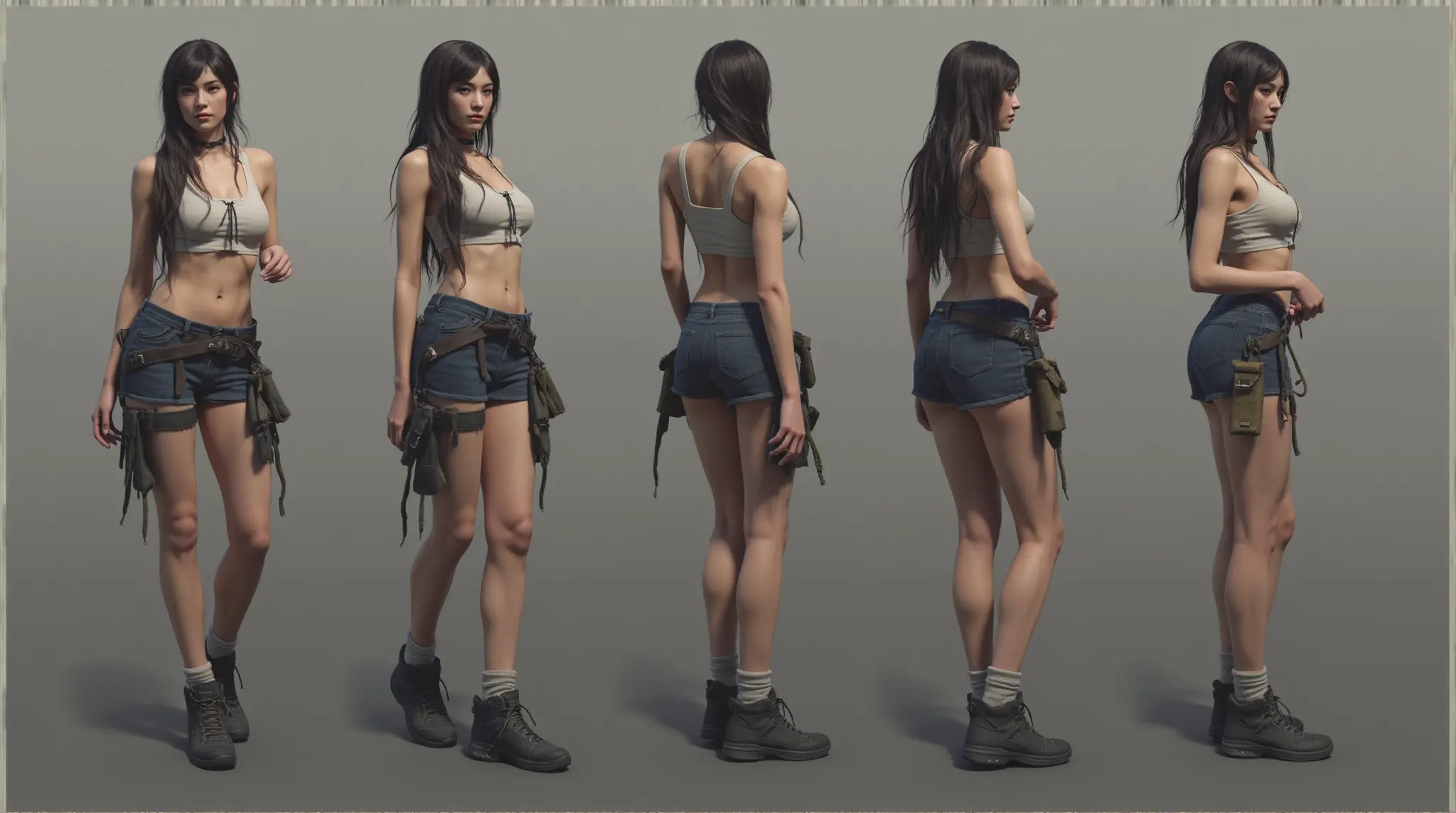 Flux generates consistent multi-view of game characters