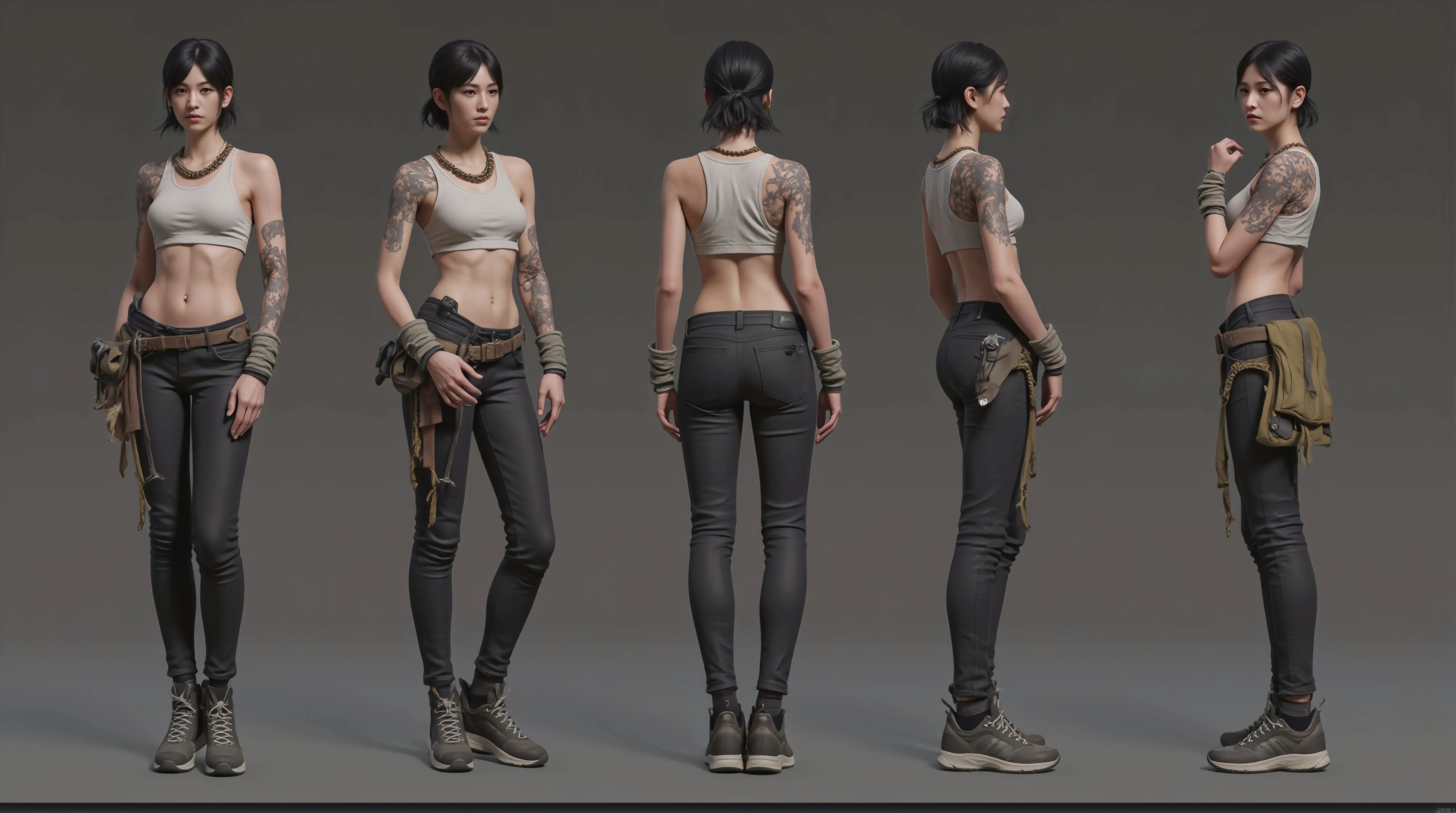 Flux generates consistent multi-view of game characters