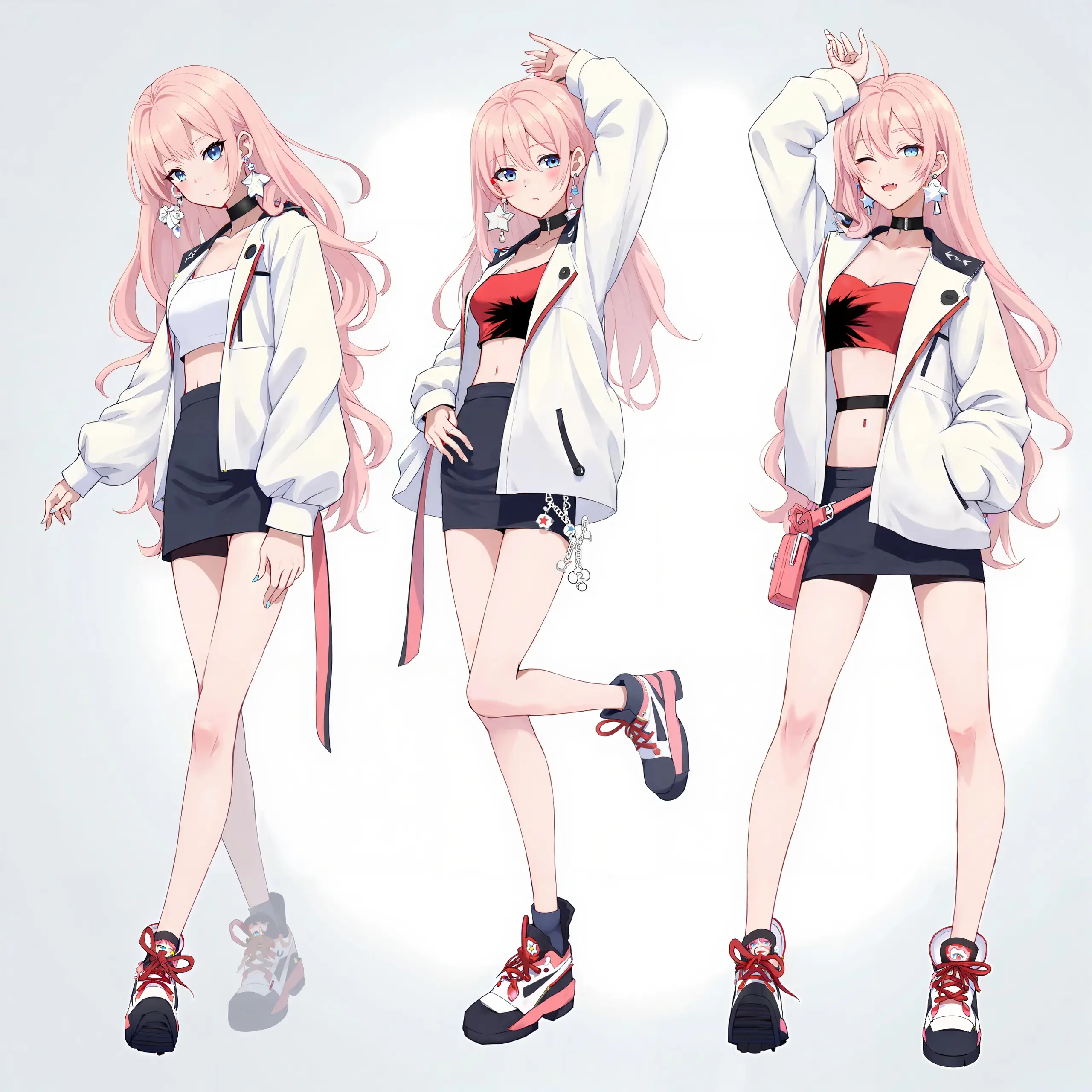 Flux model anime game character multi-view