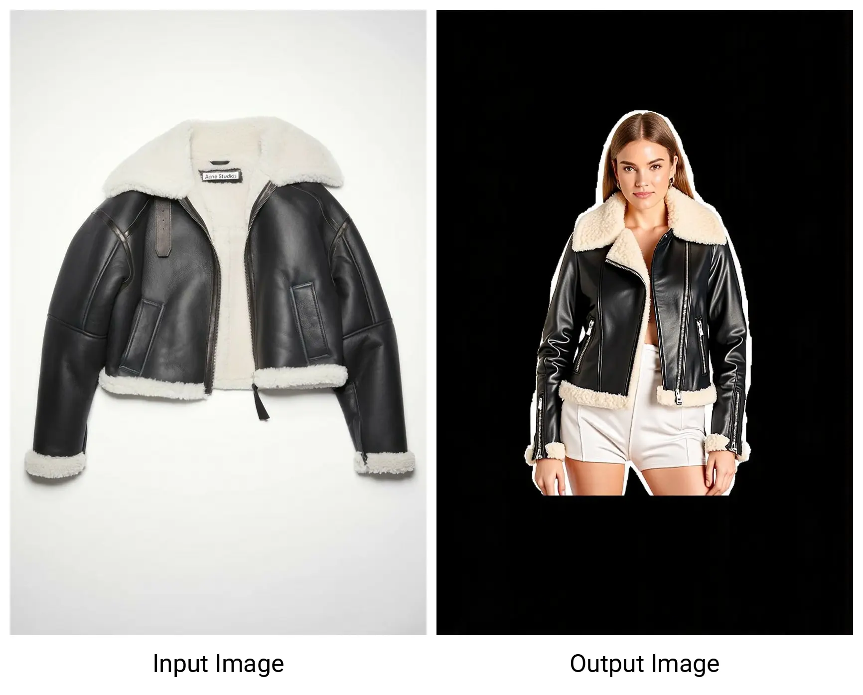 Consistency reference image clothing transfer