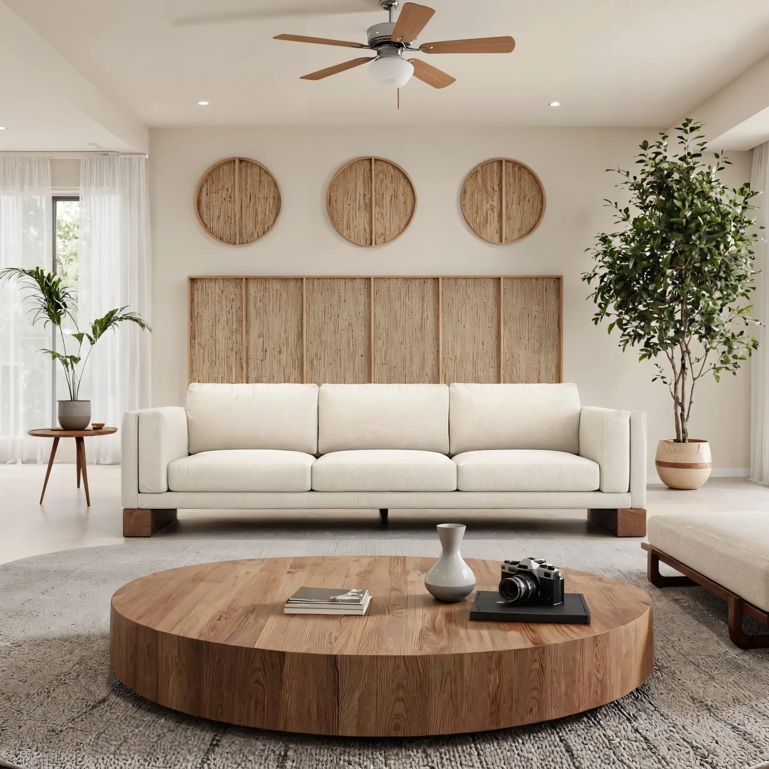 Indoor home decoration background replacement