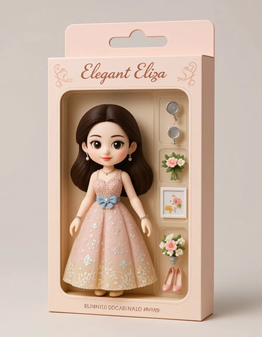 Cartoon 3D Collectible Doll