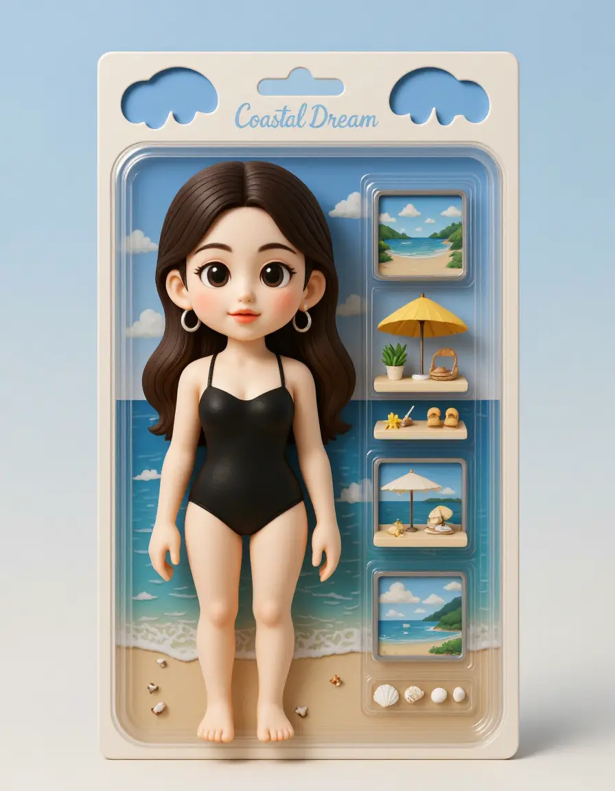 Cartoon 3D Collectible Doll