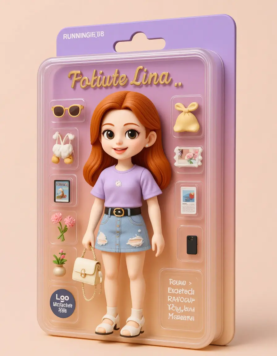 Cartoon 3D Collectible Doll