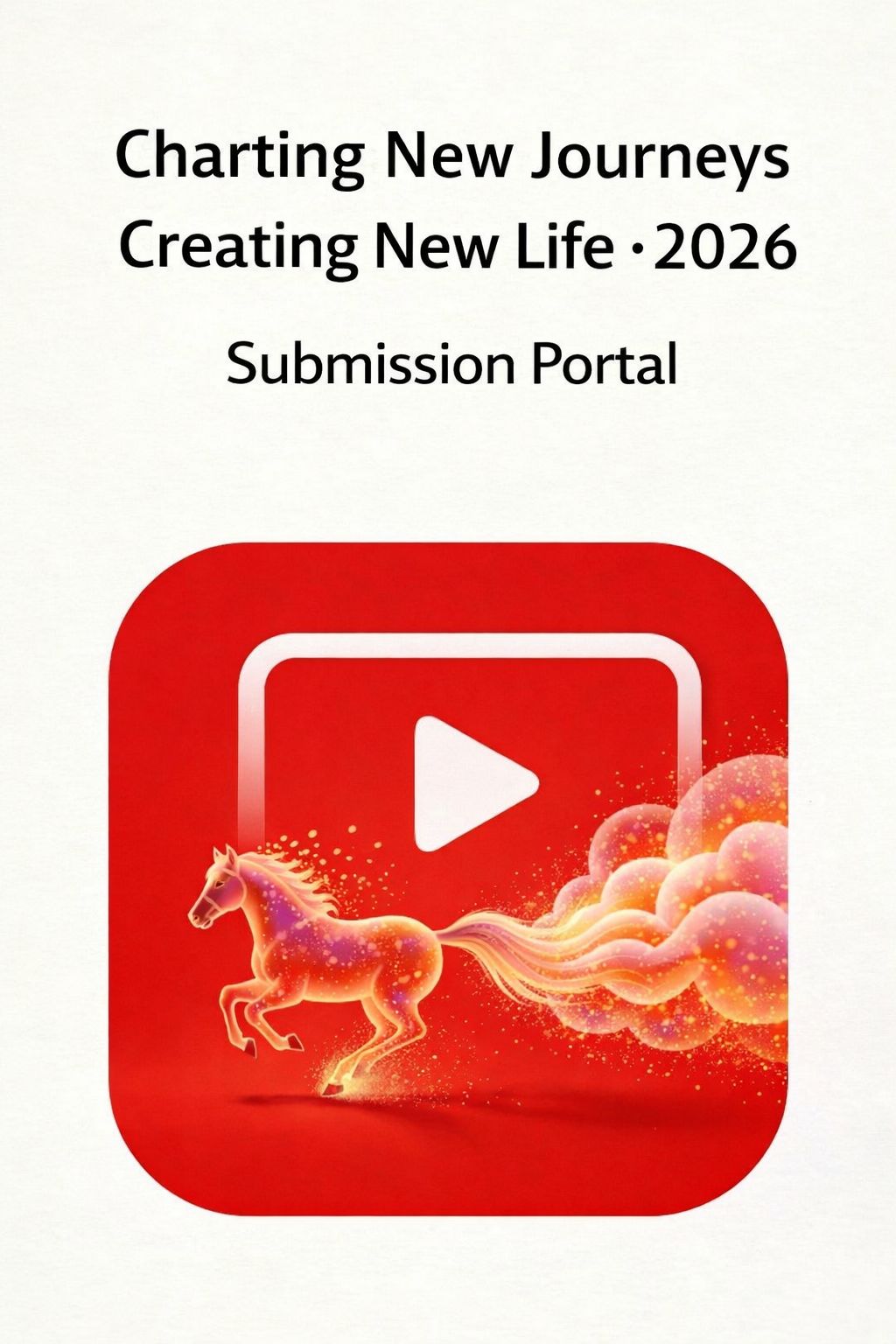 Galloping horse new journey, create new life. 2026 submission portal