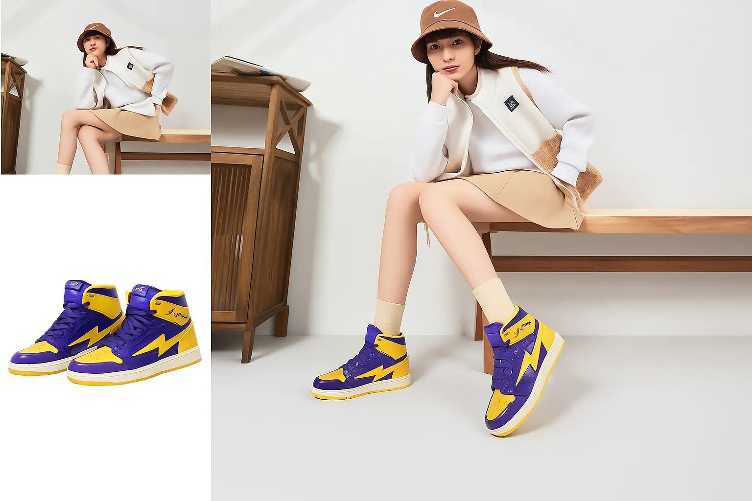 Qianwen Shoe Model Master adapts to e-commerce, surpassing Banana in performance.