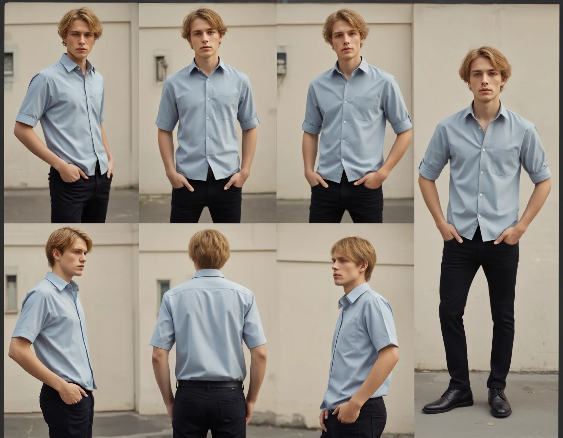Multi-angle Consistency Realistic Character_Basic Version