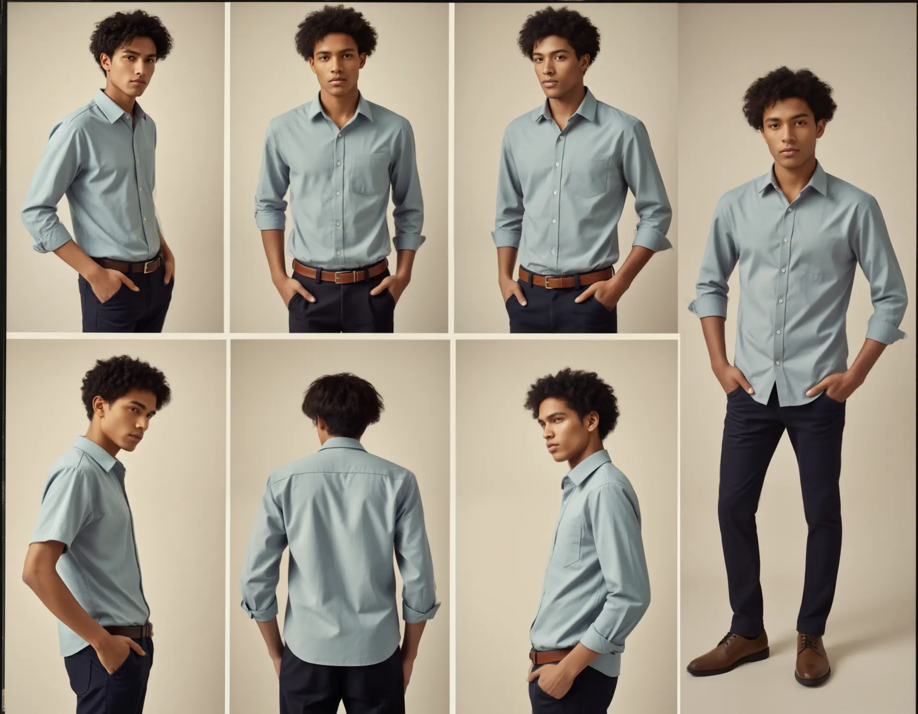 Multi-angle Consistency Realistic Character_Basic Version