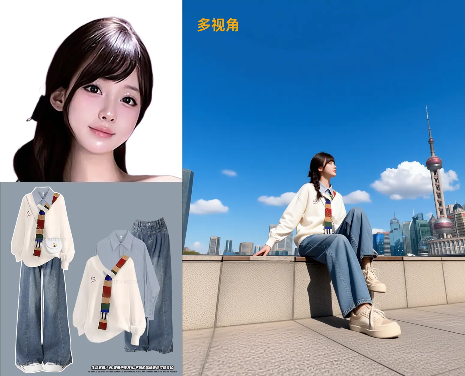 Outfit Master Pro v5 Pose Control Multi-Angle Display