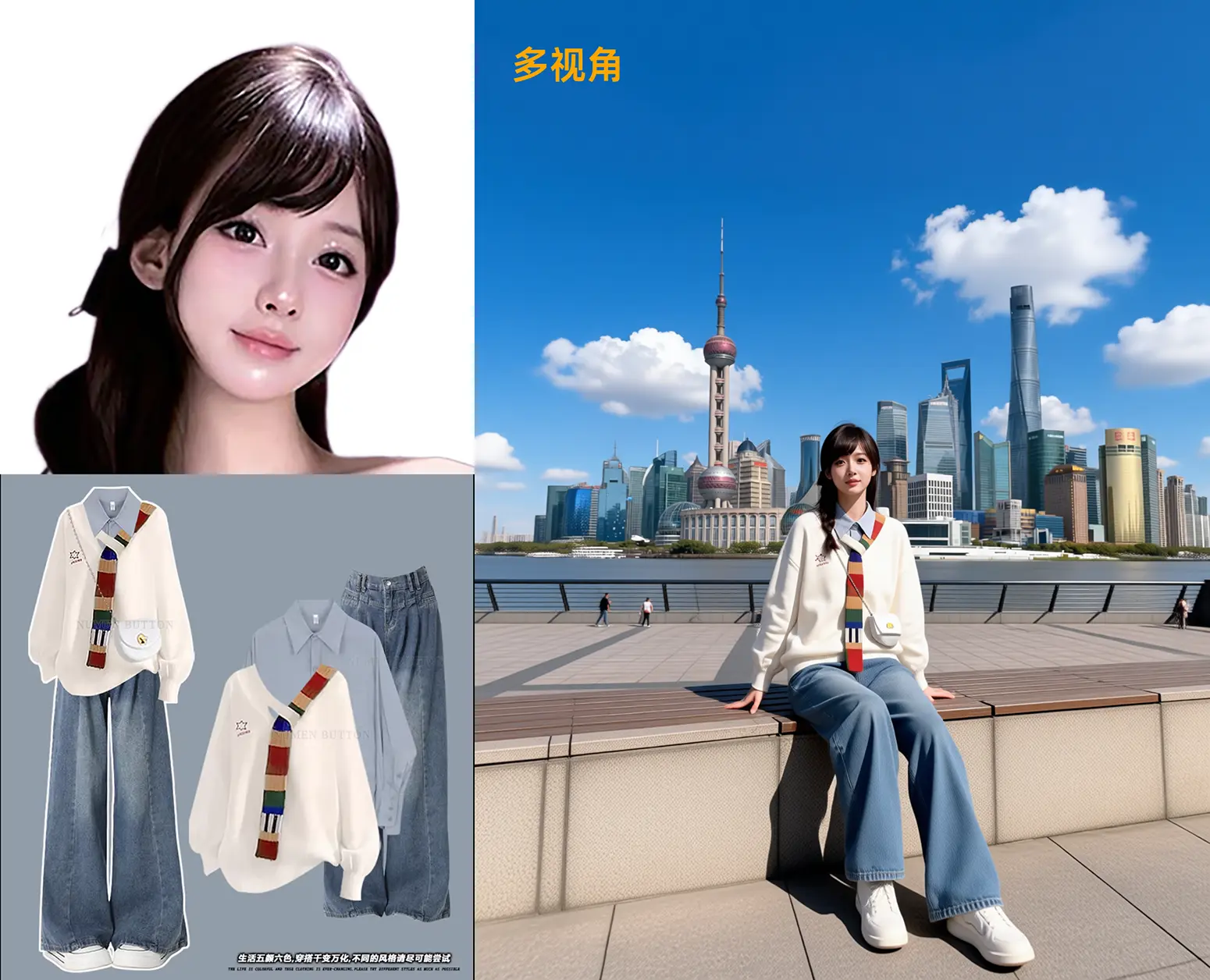 Outfit Master Pro v5 Pose Control Multi-Angle Display