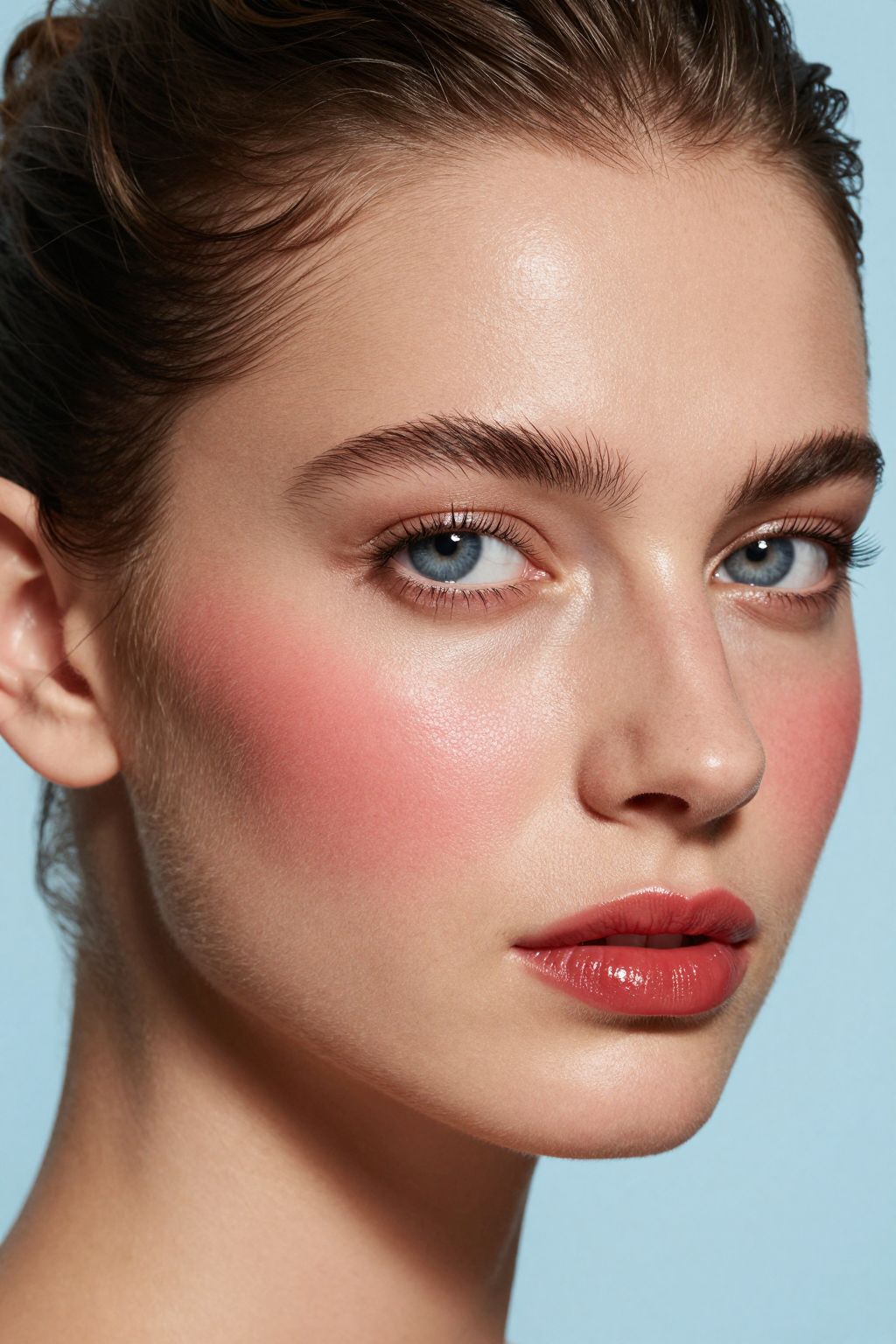 Magazine Realistic Portrait Texture