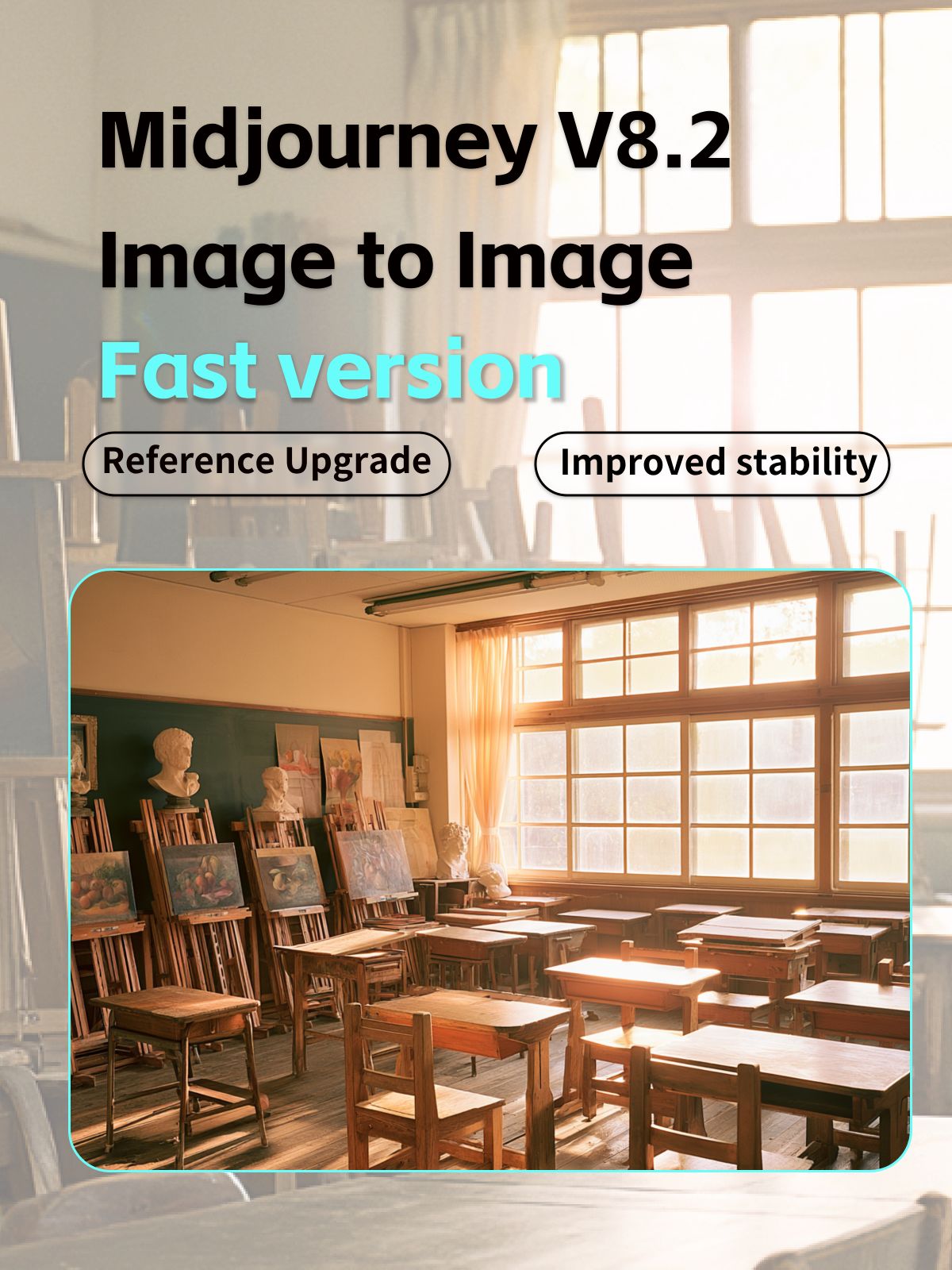 Midjourney Image to Image V8.2 Fast