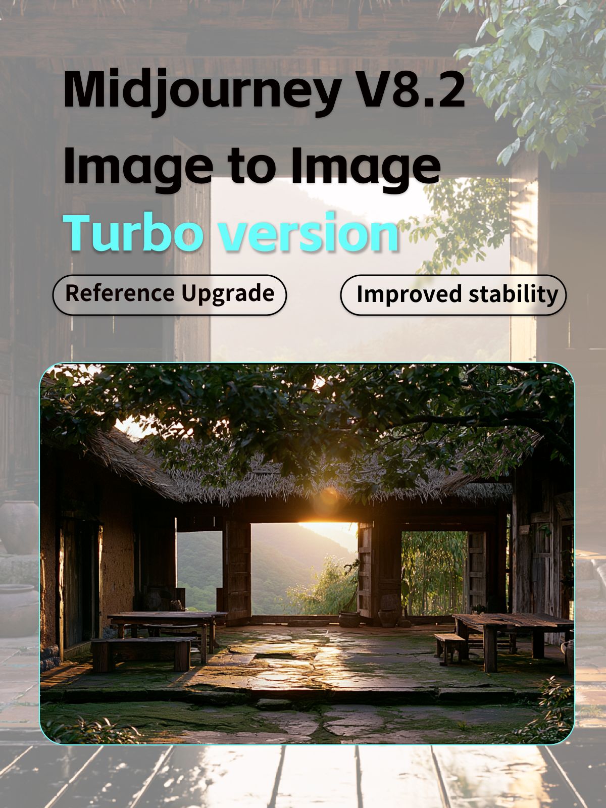 Midjourney Image to Image V8.2 Turbo
