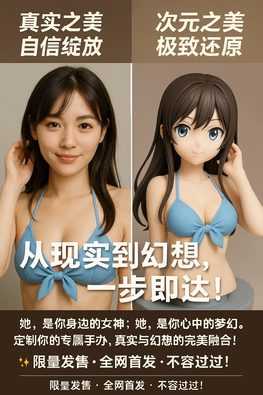 PVC figure model | One-click image generation series