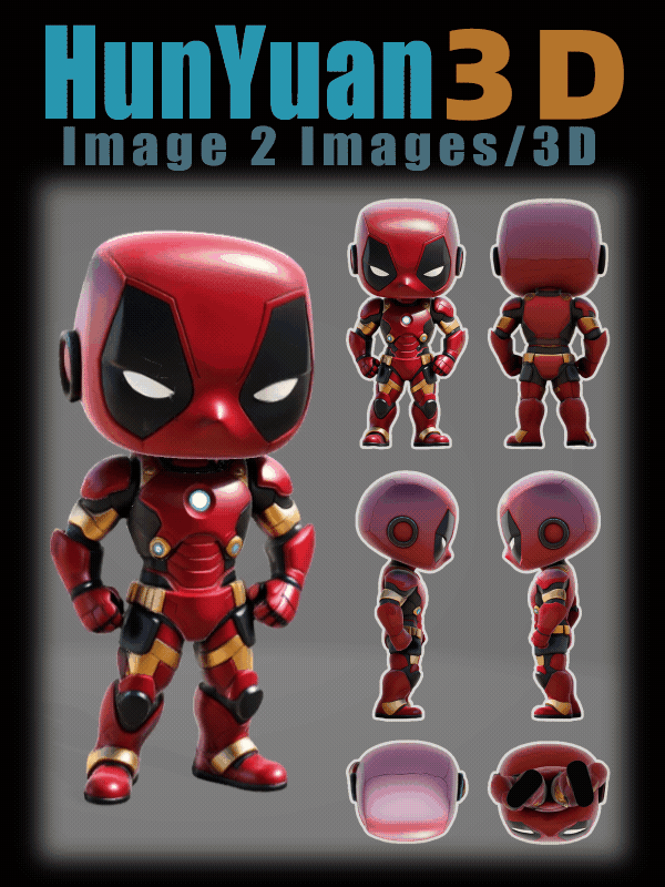 Multi-view/3D Image | HunYuan 3D