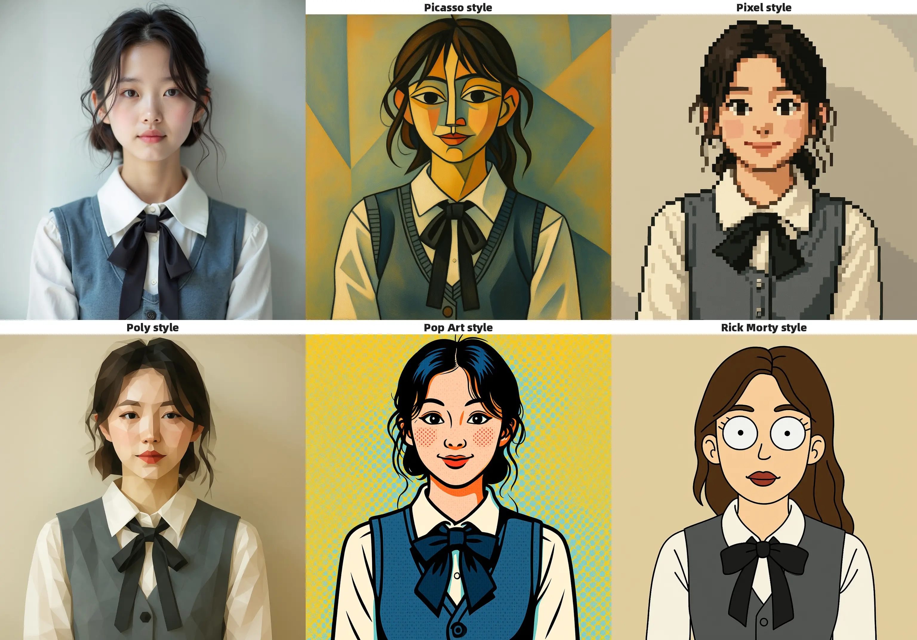 Style Transfer Drawing | OmniConsistency (Latest Open Source 22 Styles, Consistency Model)