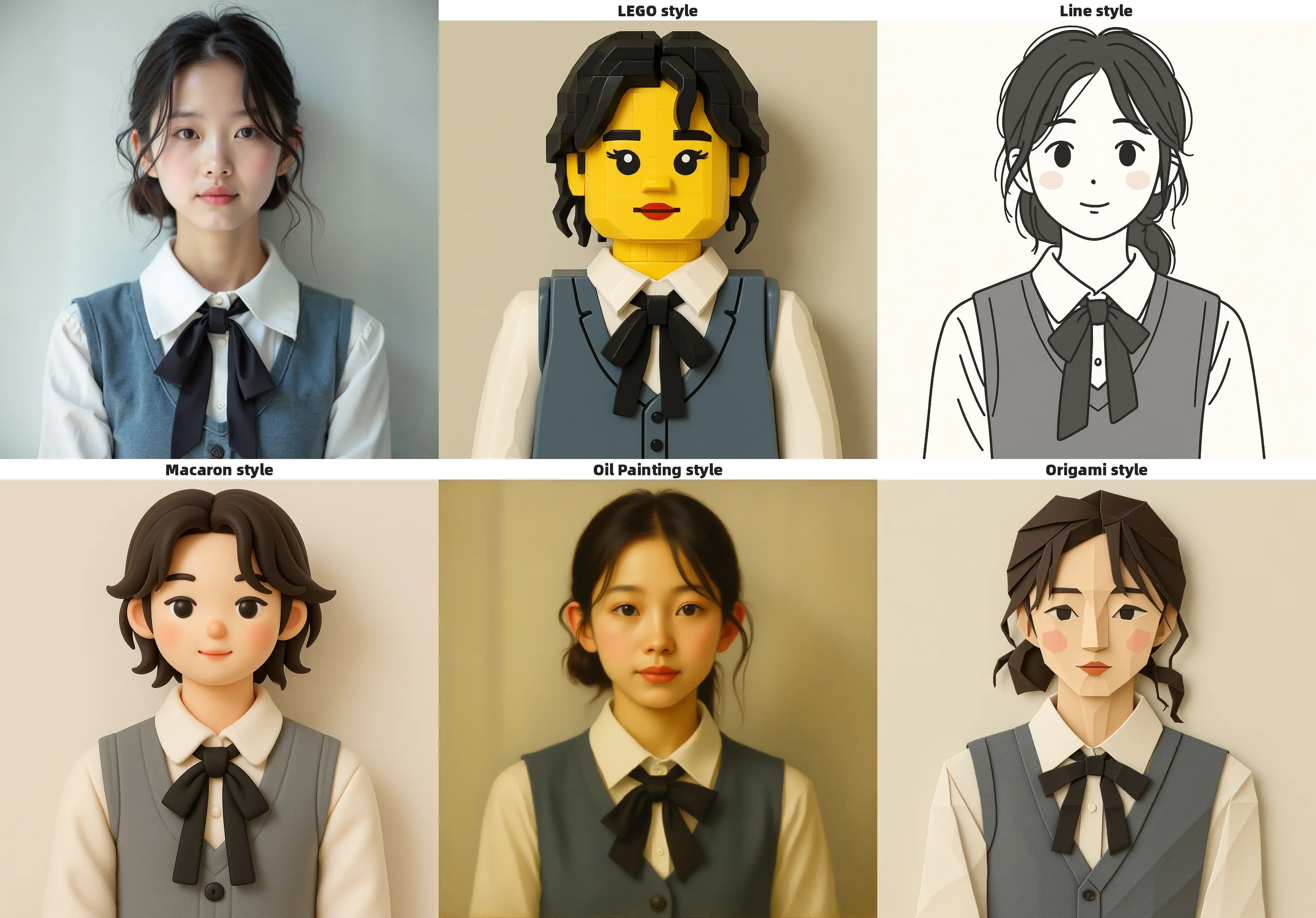 Style Transfer Drawing | OmniConsistency (Latest Open Source 22 Styles, Consistency Model)