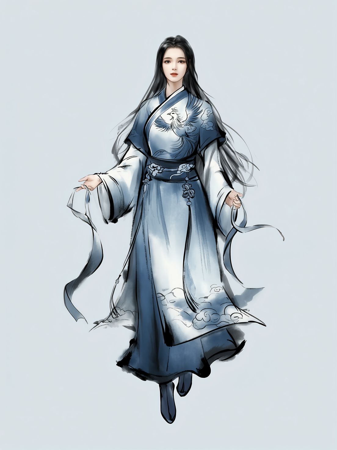 qwen-image2512 Ink and Wash Style