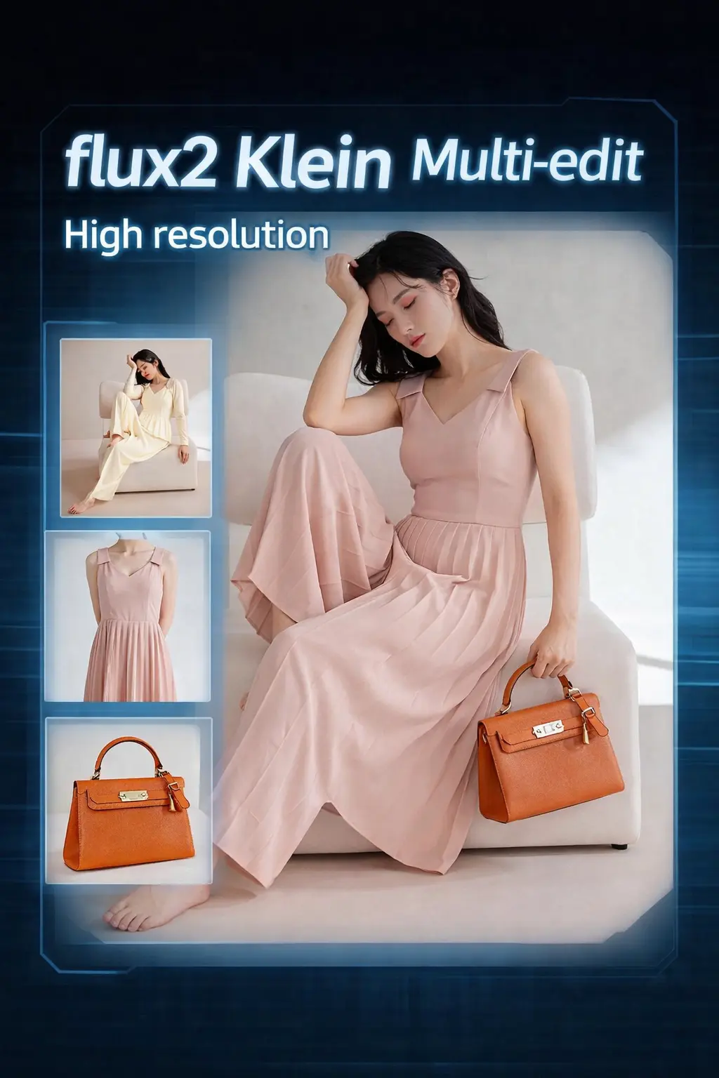 klein multi-image editing HD repair