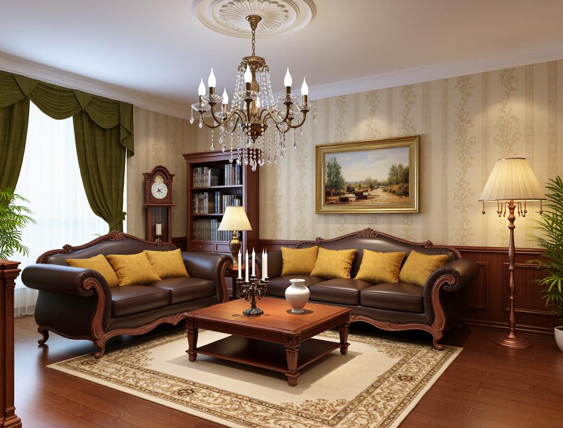 Qwen image Retro style interior design_Retro style interior design ...