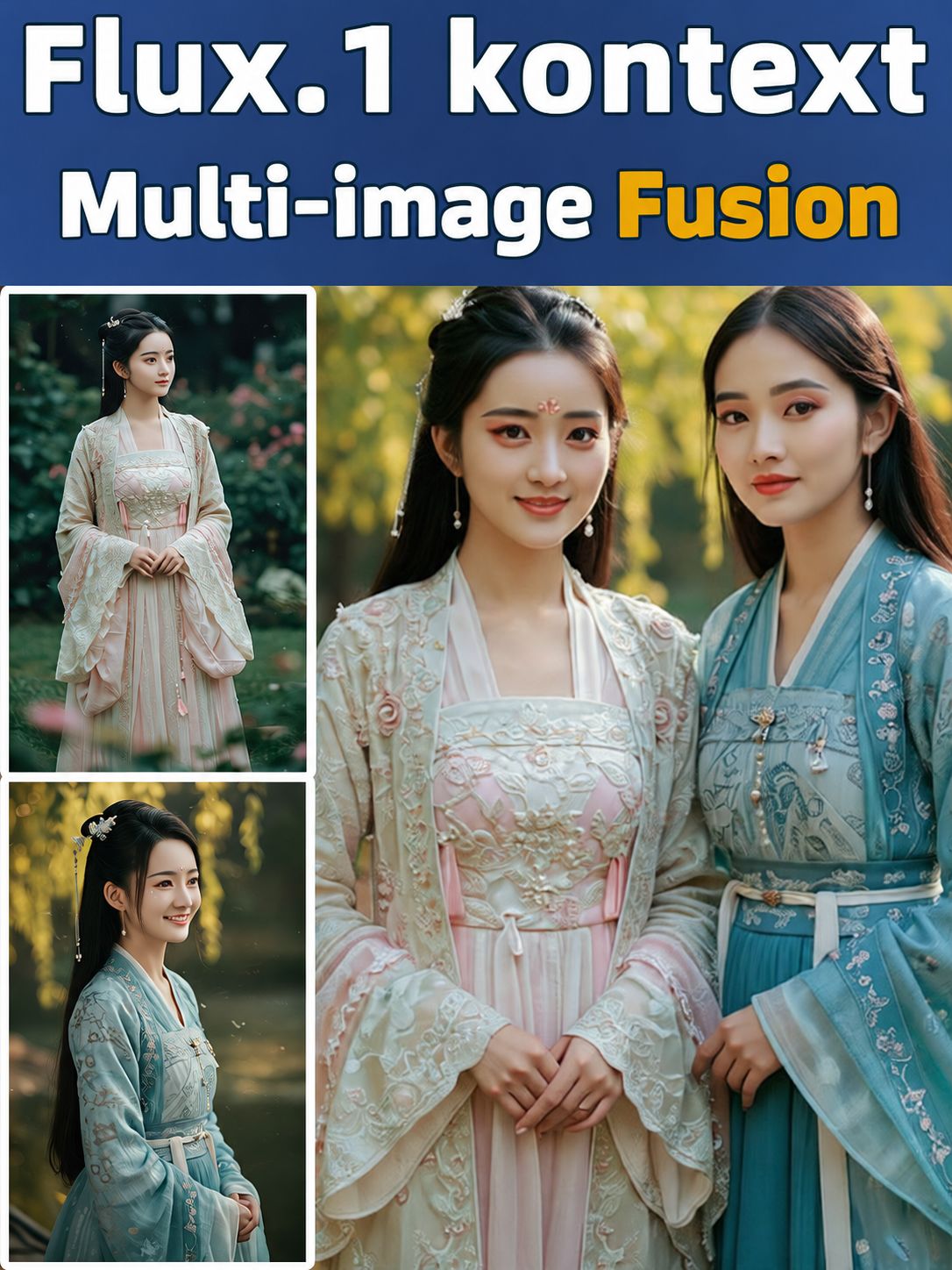 Flux.1 Kontext Multi-image fusion