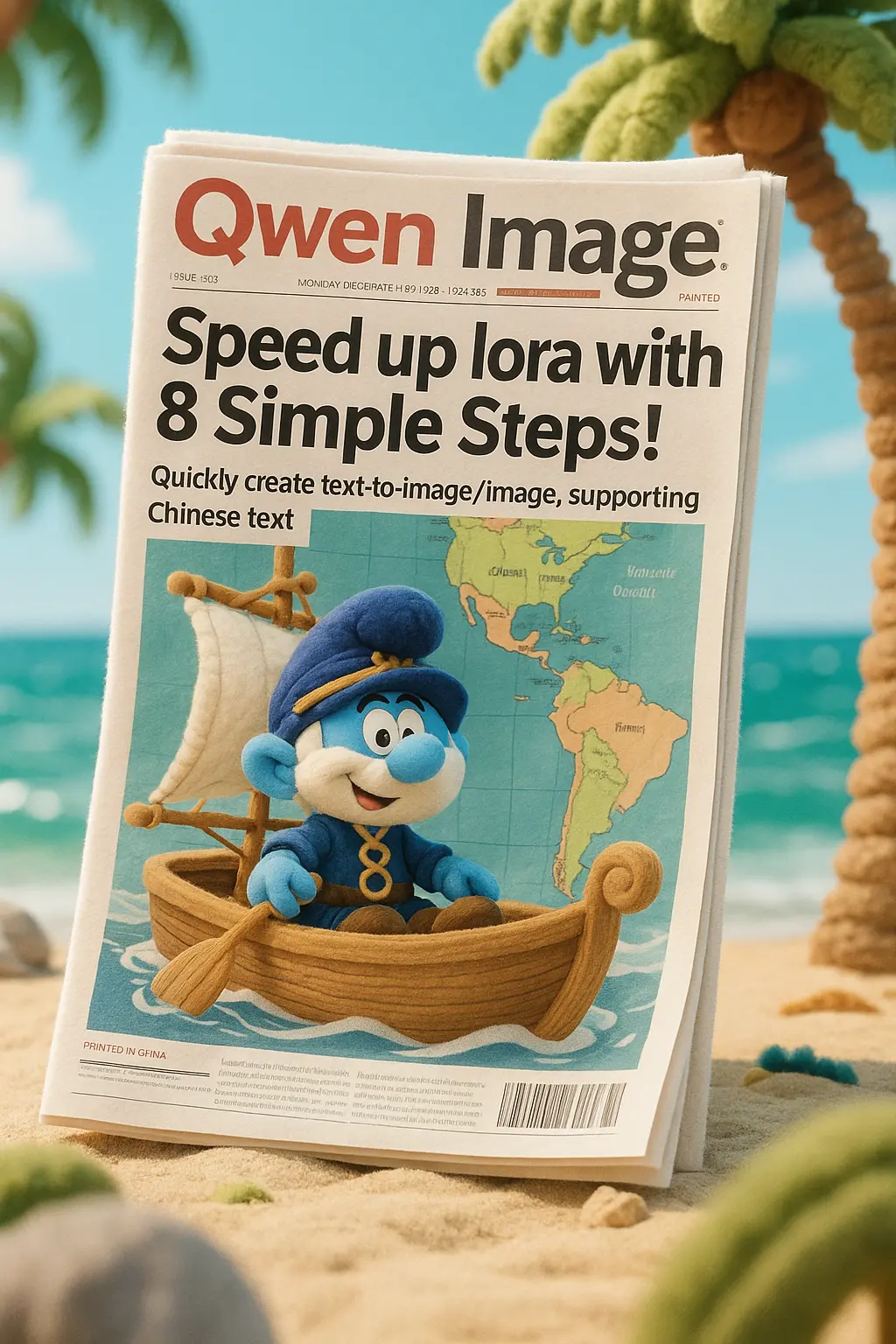 Qwen lmage Official Fast Version (Supports Chinese Fonts)