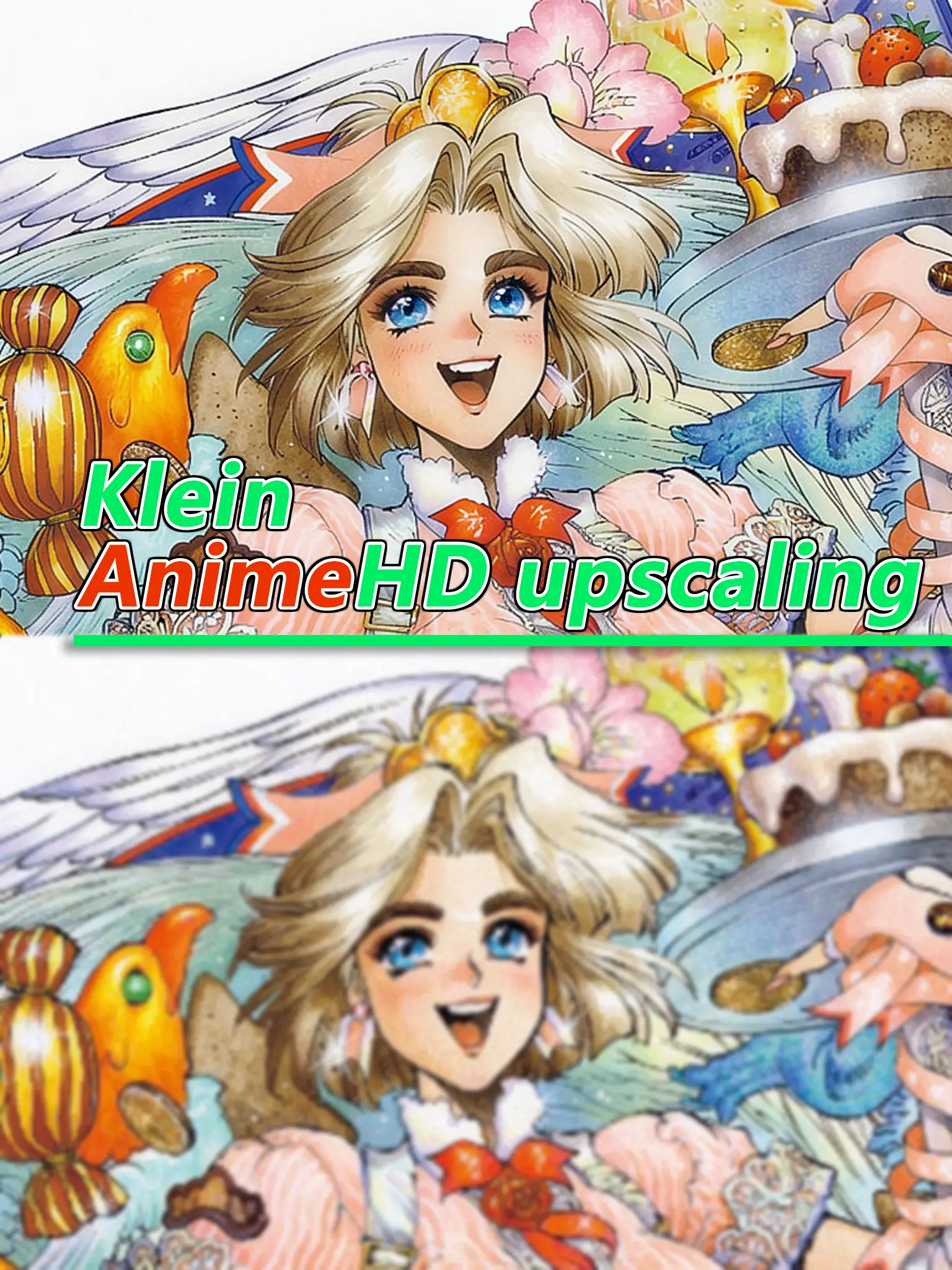 Klein_Anime HD Enlargement_Super-Resolution Enlargement
