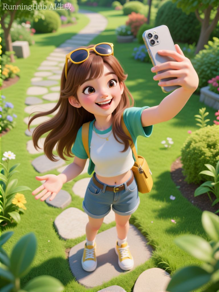 Qwen-3D Character Operation KV Poster