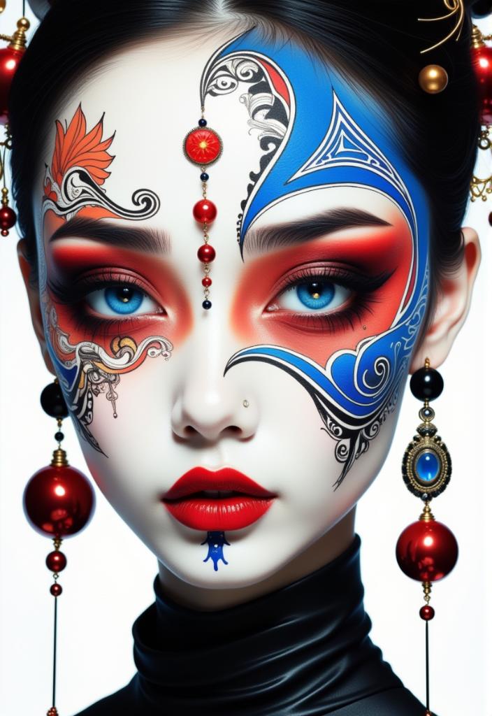 F1 mask face painting style 78