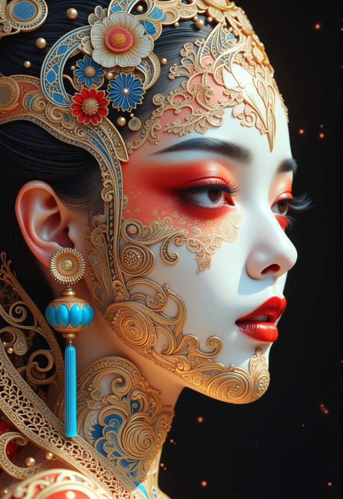 F1 mask face painting style 78