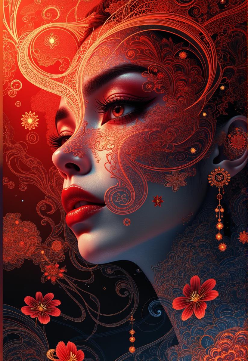 F1 Mask Face Painting Style 8