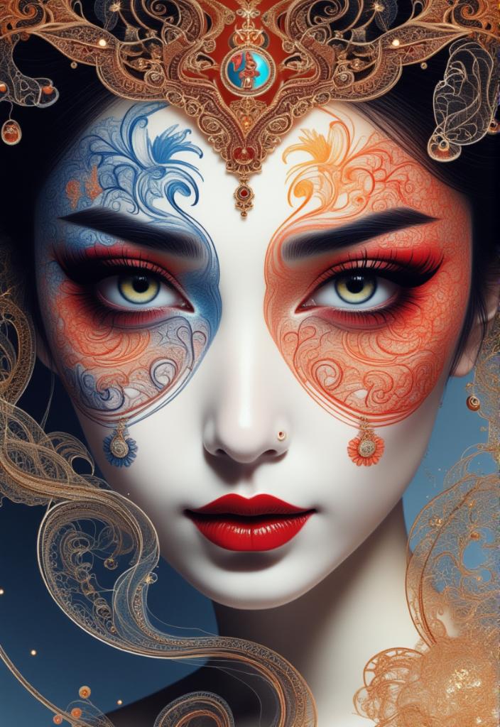 F1 mask face painting style 78