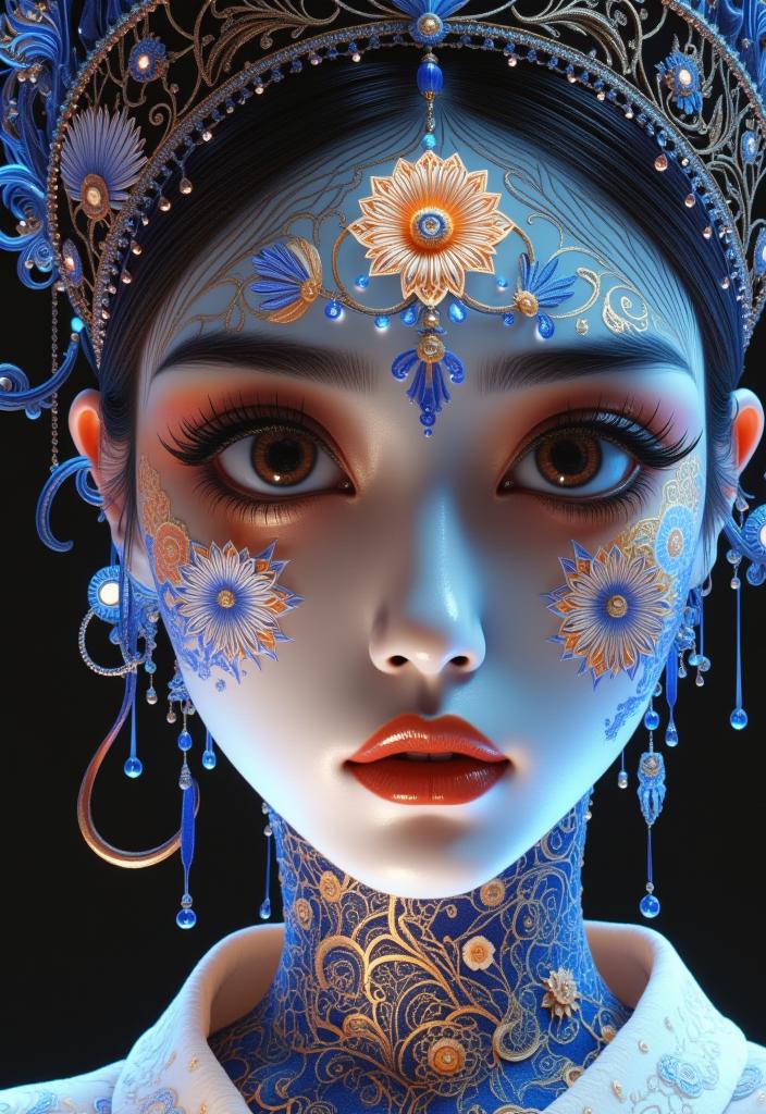 F1 mask face painting style 78