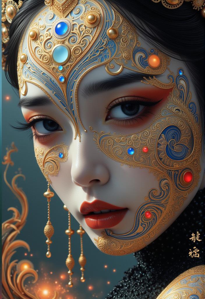 F1 mask face painting style 78