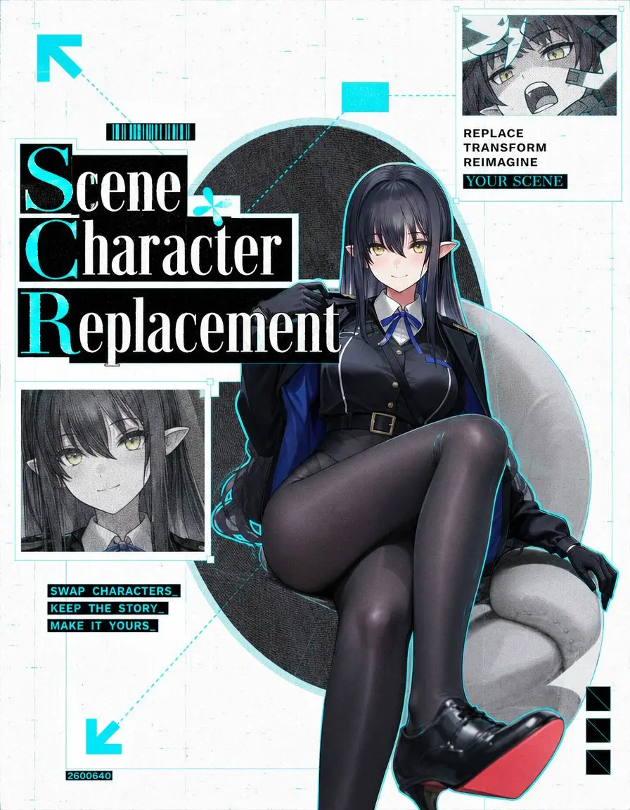 Scene character replacement Low configuration friendly