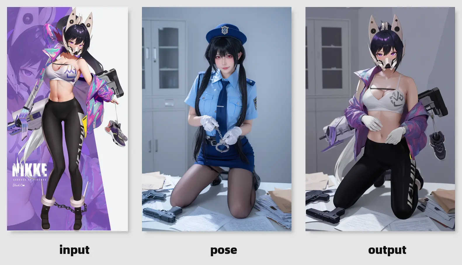 Scene character replacement Low configuration friendly